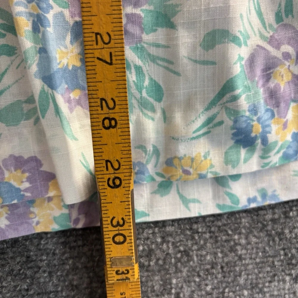 Two Vintage 70-80s Worthington And Alfred Dunner Front Pleated Floral Skirts 14
